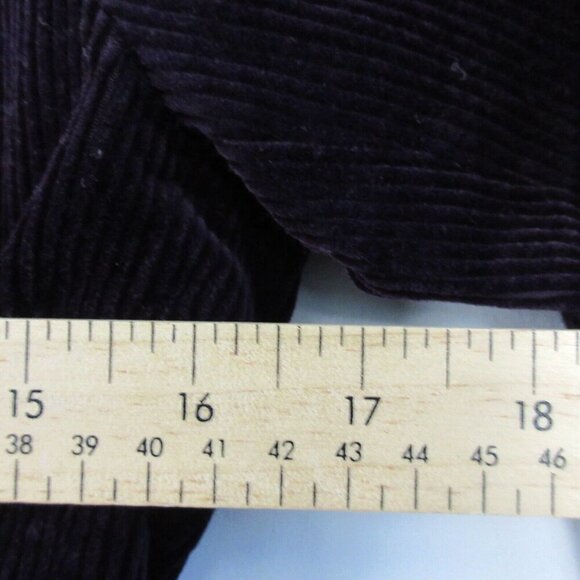 Ralph Lauren Rugby Women's Corduroy Blazer 6 Purple Cotton Vtg Luxury Career 628 - Picture 8 of 12